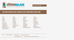 Desktop Screenshot of chien-malade.com